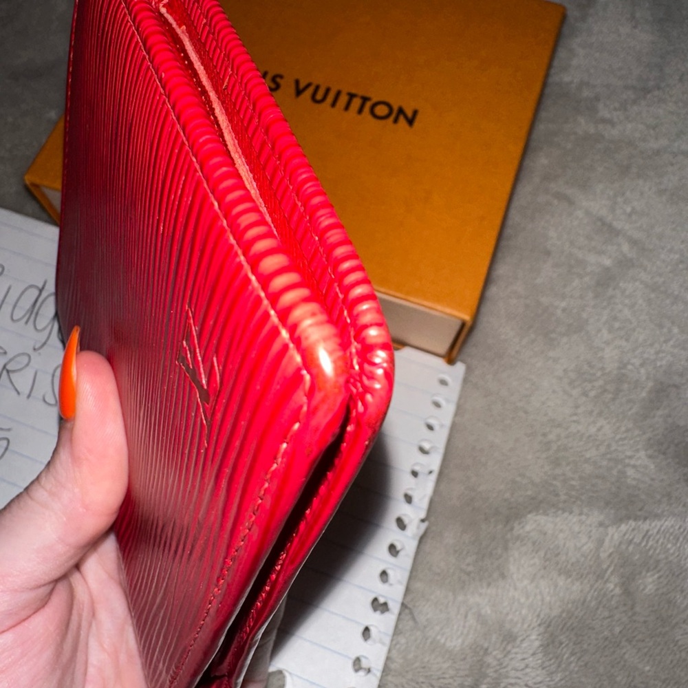 Louis Vuitton Scarlet Epi Leather Wallet - Picture 11 of 13